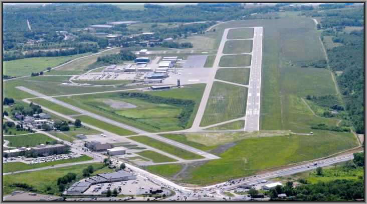 KLBE Airport From The North
